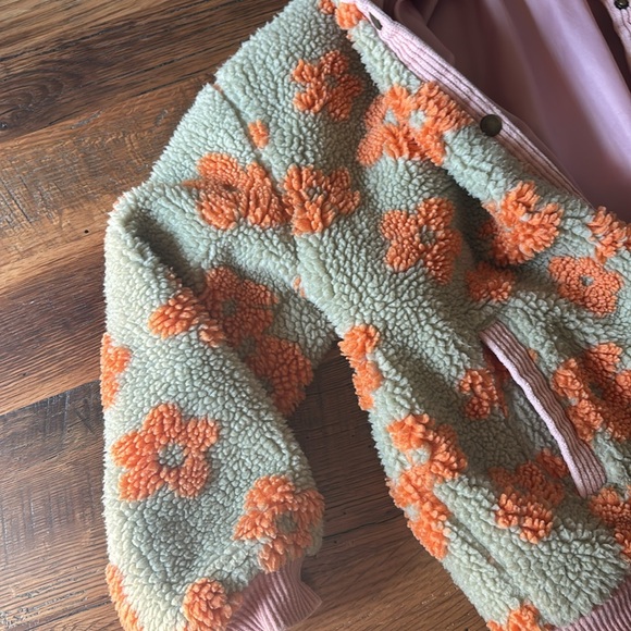 Nora Madison Girls flower Fleece Jacket 6-7 Y - Picture 7 of 11